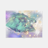 Couverture Polaire Loup étincelant (Devant (Horizontal))
