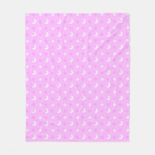 Couverture Polaire Loup-Garou Rose