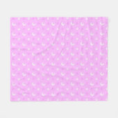 Couverture Polaire Loup-Garou Rose (Devant (Horizontal))