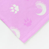 Couverture Polaire Loup-Garou Rose (Coin)
