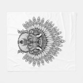 Couverture Polaire Loup inspiré dans le capot fait varier le pas de (Devant (Horizontal))