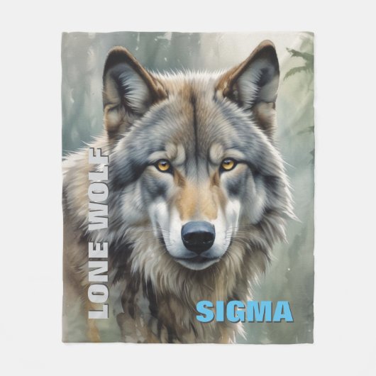 Couverture Polaire Loup solitaire masculin de Sigma (Devant)