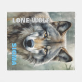 Couverture Polaire Loup solitaire masculin de Sigma (Devant (Horizontal))