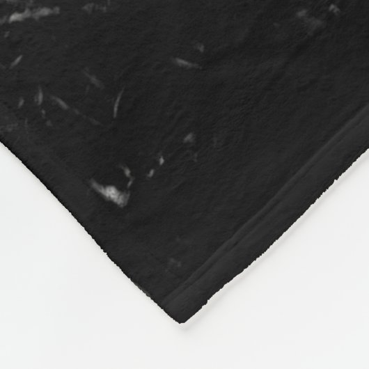 Couverture Polaire Loups merveilleux Noir et Blanc Leaf nous seul (Coin)