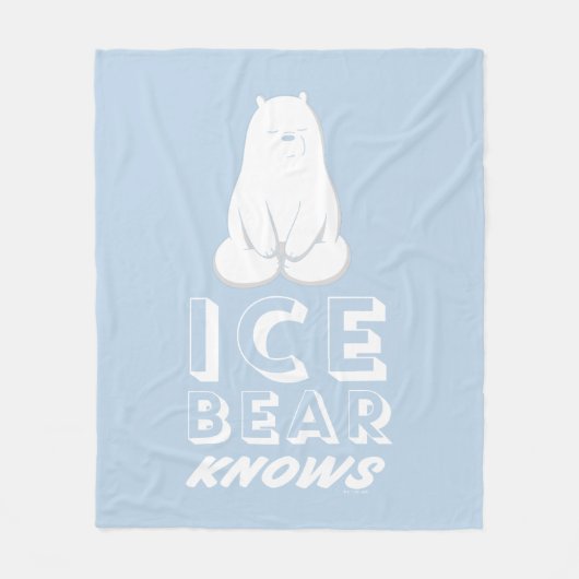 Couverture Polaire L'Ours De Glace Connaît (Devant)