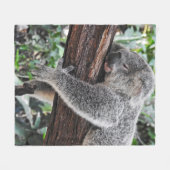 COUVERTURE POLAIRE L'OURS DE KOALA DORT SUR L'ARBRE (Devant (Horizontal))