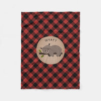 L'ours somnolent de plaid de Buffalo badine la