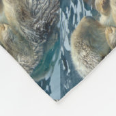 Couverture Polaire Loutre de sommeil (Coin)