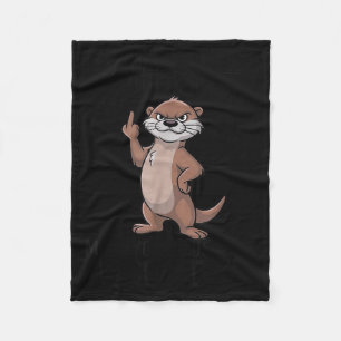 Couverture Polaire Loutre Étincelle Petite Mouchard Occupe-Toi de Tes