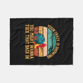 Couverture Polaire Louvain de poulet | Vous Pourriez Vouloir Chauffer (Devant (Horizontal))