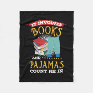 Couverture Polaire Louveur De Livre - Livres Et Pajamas