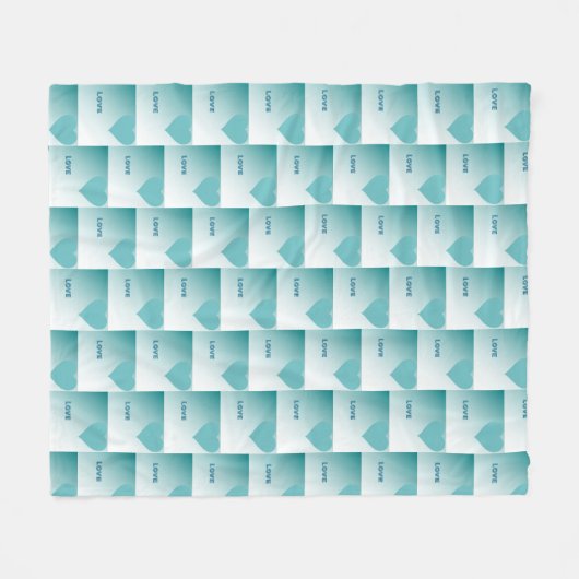 Couverture Polaire Love. (Devant (Horizontal))