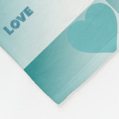 Couverture Polaire Love. (Coin)