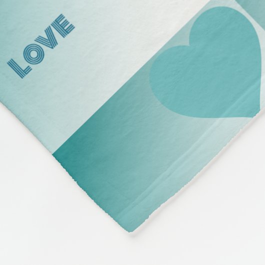 Couverture Polaire Love. (Coin)