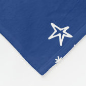 Couverture Polaire Love and Light Stars Holiday Fleece Blanket (Coin)