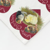 Couverture Polaire Love Chickies (Coin)