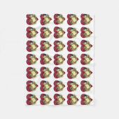 Couverture Polaire Love Chickies (Devant)