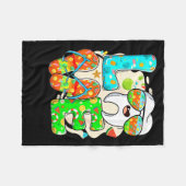 Couverture Polaire Love Dental Life Cute Tooth Flip Flops Summer Dent (Devant (Horizontal))