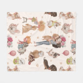 Couverture Polaire Love Dogs (Devant (Horizontal))