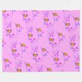 Couverture Polaire LOVE ECHO - Comic Birds Tweetlercools 3 (Devant (Horizontal))