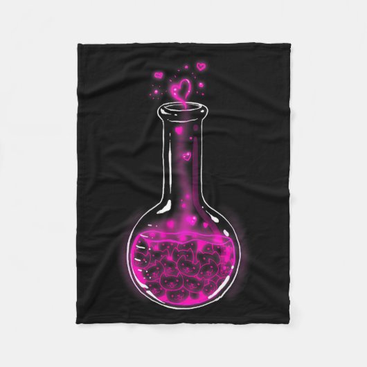 Couverture Polaire Love Formula Cats Lovers Cat Lab Lady Valentines (Devant)