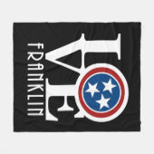 Couverture Polaire LOVE Franklin Tennessee (Devant (Horizontal))