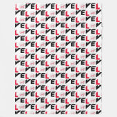 Couverture Polaire Love golf (Devant)