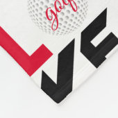 Couverture Polaire Love golf (Coin)