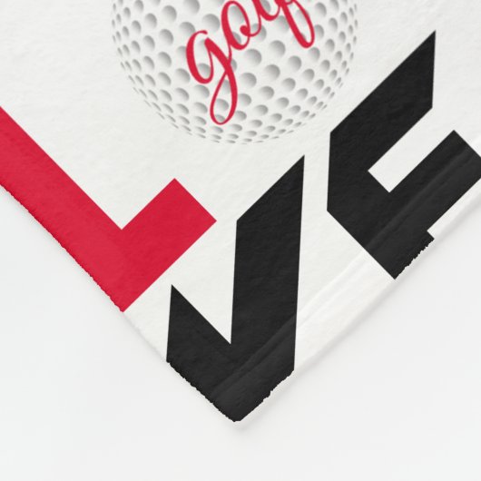 Couverture Polaire Love golf (Coin)