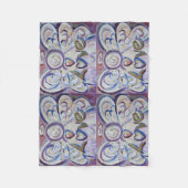 Couverture Polaire Love Guardian Angel Art Custom Fleece Blanket (Devant)