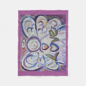 Couverture Polaire Love Guardian Angel Art Custom Fleece Blanket (Devant)