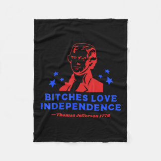 Couverture Polaire Love Independence Funny Fondateurs