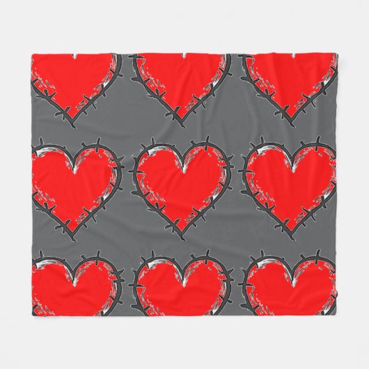 Couverture Polaire Love is (Devant (Horizontal))