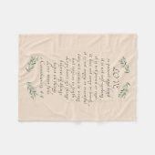 Couverture Polaire Love is patient (Devant (Horizontal))