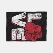 Couverture Polaire Love - Kickboxer Kickboxing Fitness Workout Martia (Devant (Horizontal))