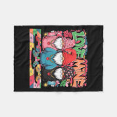 Couverture Polaire Love Mine Gnomes Urban Street Art Valentines Graff (Devant (Horizontal))