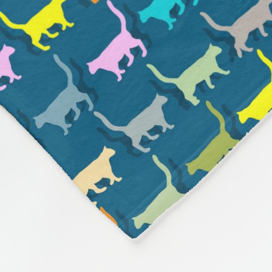 Couverture Polaire Love My Kitty Your Custom Photo Cat Imprimer Turqu (Coin)