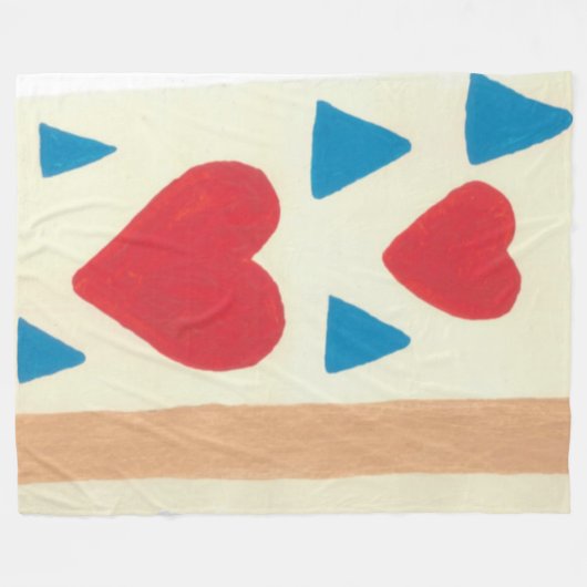 Couverture Polaire Love Path Fleece Blanket (Devant (Horizontal))