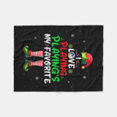 Couverture Polaire Love Playing's My Favorite Xmas Volleyball (Devant (Horizontal))