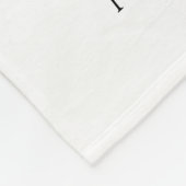 Couverture Polaire Love Saying Script Photo (Coin)