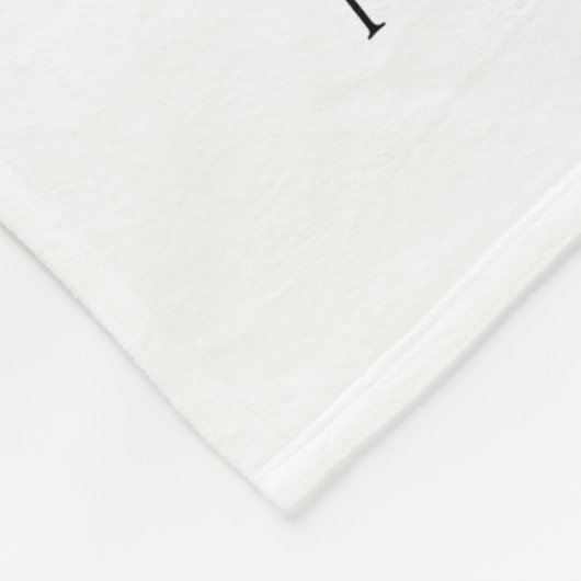 Couverture Polaire Love Saying Script Photo (Coin)