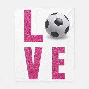 Couverture Polaire Love Soccer