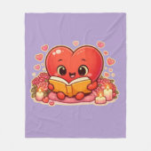 Couverture Polaire Love Stories Begin Within the Heart (Devant)