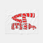 Couverture Polaire Love Teacher Squad Gnome Hearts Valentines Gnome T (Devant (Horizontal))