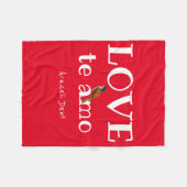 Couverture Polaire LOVE the amo (Devant (Horizontal))