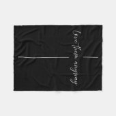 Couverture Polaire Love Them Anyway Minimalistic Christian (Devant (Horizontal))