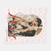 Couverture Polaire Love Theme Valentines Jour Photo Fleece Blanket (Devant (Horizontal))