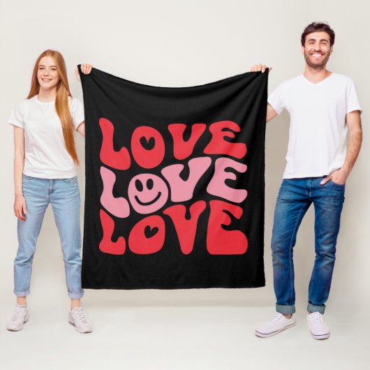 Couverture Polaire Love Valentine's Day Super Funny Holiday (En situation)