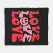 Couverture Polaire Love Valentine's Day Super Funny Holiday (Devant (Horizontal))