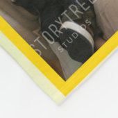 Couverture Polaire Love You Grandma Photo Collage and Gold Script (Coin)